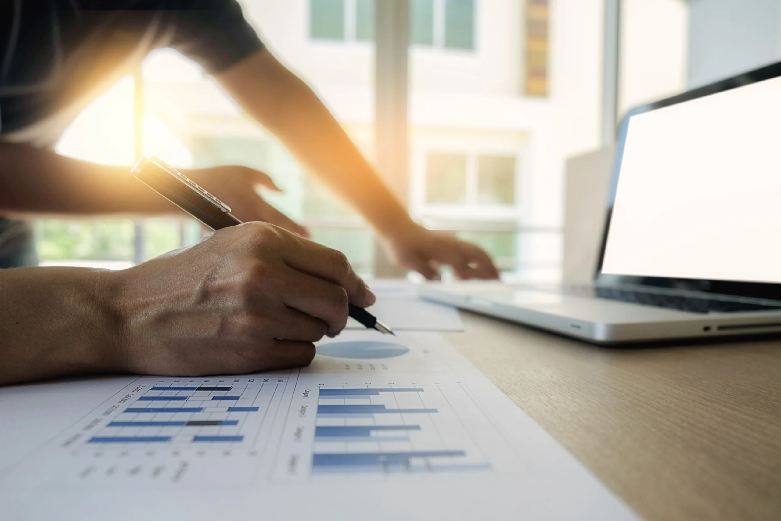 documents confidence pointing paper graphs financial scaled - Pilot India